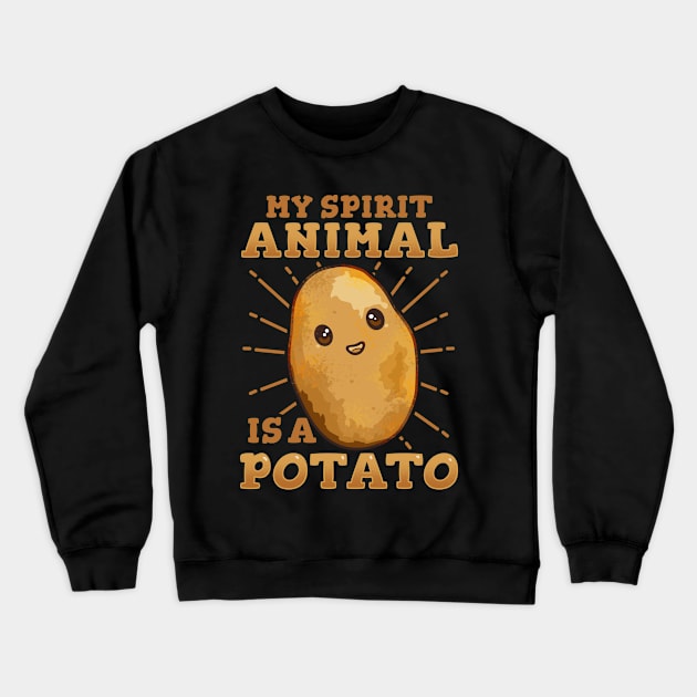 Potato Kawaii Crewneck Sweatshirt by CreativeGiftShop